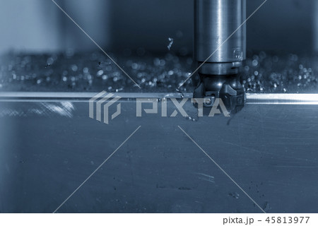 The  CNC milling machine . 45813977