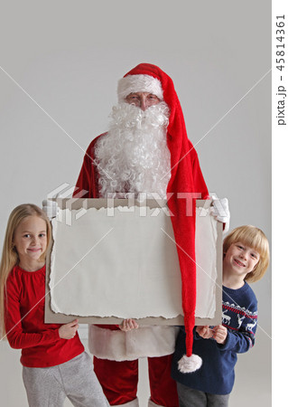 Santa Claus and children 45814361