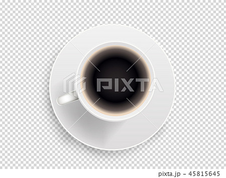 White coffee cup illustration. Vector object White coffee cup illustration. Vector object 45815645