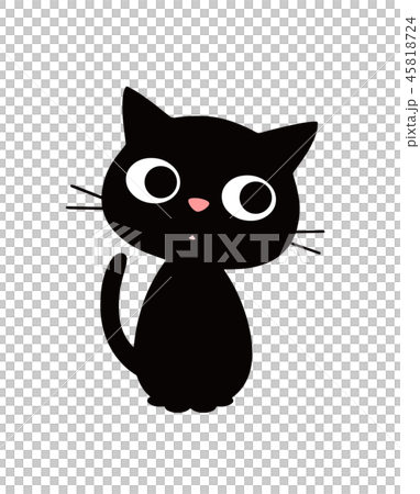 クロネコ イラスト ベクターのイラスト素材