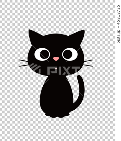 黒猫 イラスト ベクターのイラスト素材