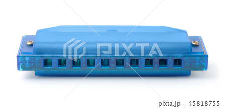 Blue plastic harmonica Blue plastic harmonica 45818755