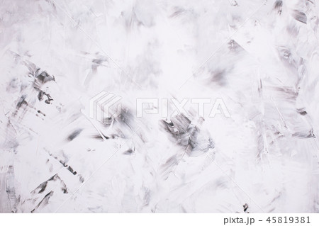 White grunge painted concrete wall texture background. 45819381