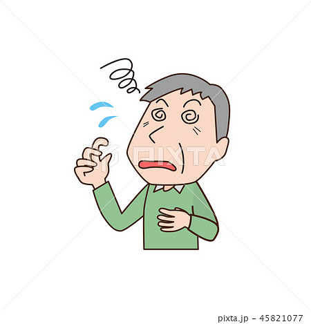 めまい　中年　老人　男性　一人 45821077