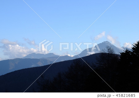 南アルプスを入笠山から見た風景 45821685