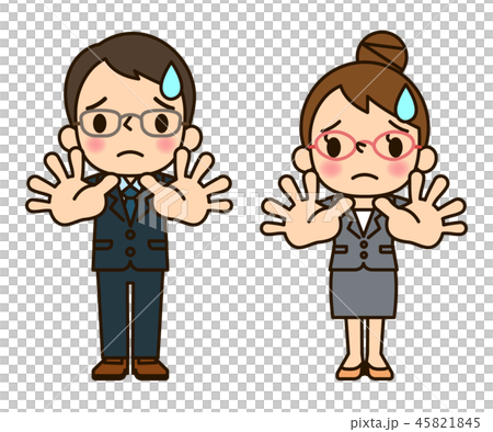 Business men and women 4 18 trouble 45821845