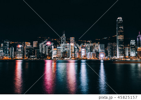 Beautiful architecture building cityscape in hong kong city Beautiful architecture building cityscape in hong kong city 45825157