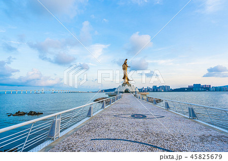 Kun iam statue landmark in macau city Kun iam statue landmark in macau city 45825679