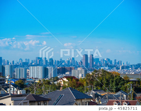 寝屋川市と大阪市内の超高層ビル 45825711