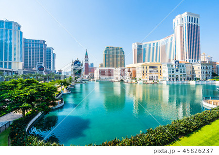 Beautiful architecture building of venetian and other hotel resort and casino Beautiful architecture building of venetian and other hotel resort and casino 45826237