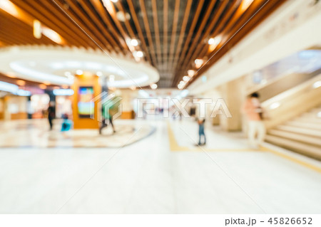 Abstract blur and defocused shopping mall of department store 45826652