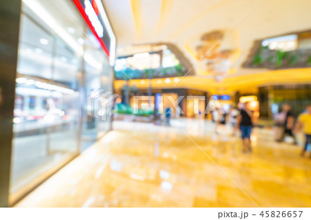 Abstract blur and defocused shopping mall of department store 45826657