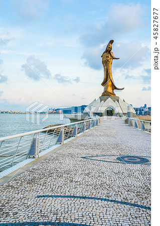 Kun iam statue landmark in macau city Kun iam statue landmark in macau city 45827677