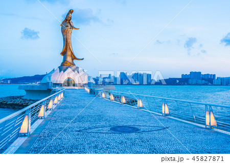 Kun iam statue landmark in macau city Kun iam statue landmark in macau city 45827871