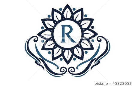 Flower Elegance Initial R 45828052