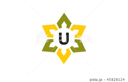 Flower Infinity Letter U Flower Infinity Letter U 45828124