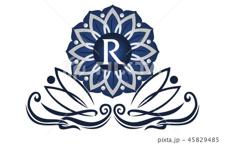 Flower Elegant icon Initial R Flower Elegant icon Initial R 45829485