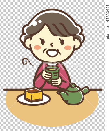 new grandma clipart with chopsticks