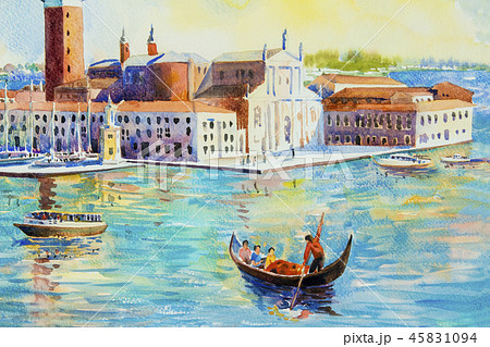 San Giorgio Maggiore island, Venice, Italy. 45831094