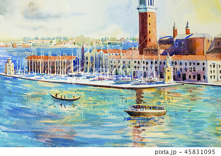 San Giorgio Maggiore island, Venice, Italy. San Giorgio Maggiore island, Venice, Italy. 45831095
