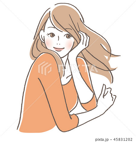 微笑む女性 45831202