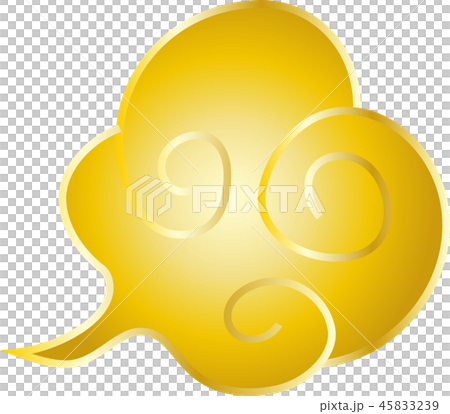 雲　和風　金色　豪華 45833239