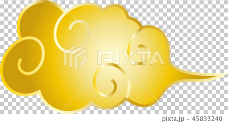 Clouds Japanese style golden luxury Clouds Japanese style golden luxury 45833240
