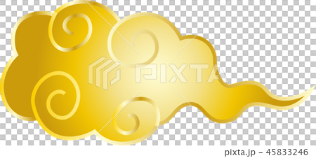 Clouds Japanese style golden luxury Clouds Japanese style golden luxury 45833246