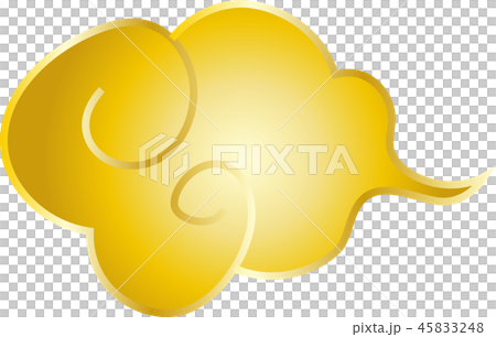 Clouds Japanese style golden luxury 45833248