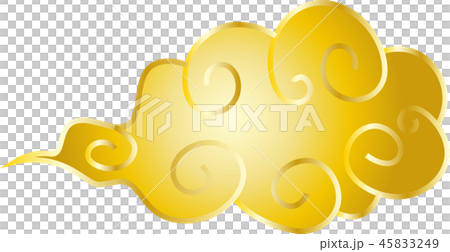Clouds Japanese style golden luxury Clouds Japanese style golden luxury 45833249