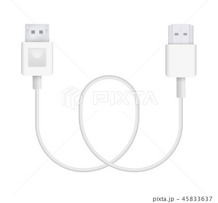Vector Illustration of Display Port to HDMI 45833637