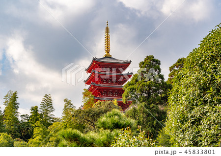 基山町　本福寺　五重塔 45833801