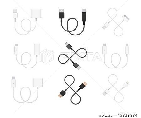 Vector Collection of Cables 45833884
