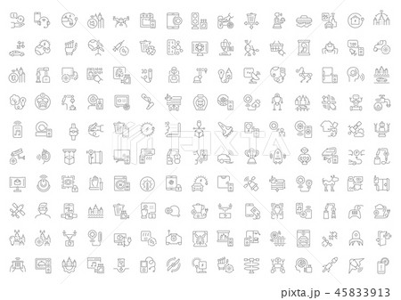 Set Vector Line Icons of Technology. 45833913