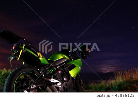 バイク夜景 バイク夜景 45836125
