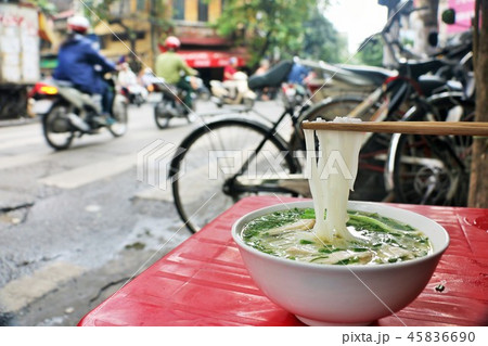 ベトナム　ハノイのフォー 45836690