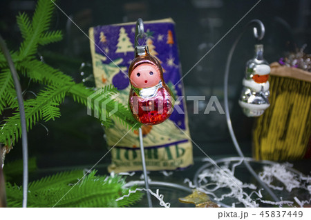Vintage USSR Soviet Christmas tree toy decorations little kid 45837449