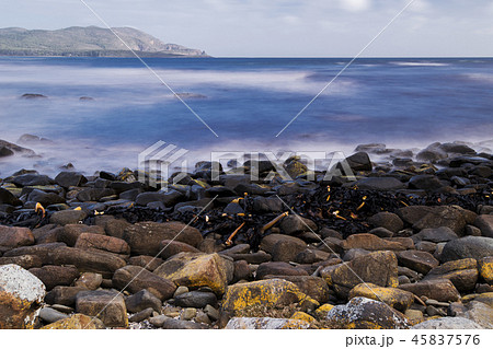 Cloudy Bay in Bruny Island, Tasmania, Australia. 45837576