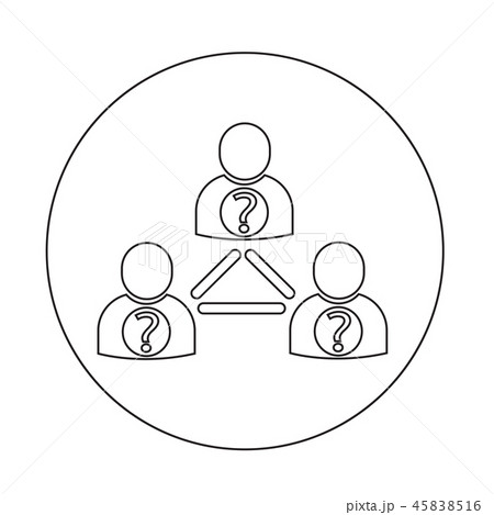 people network icon 45838516