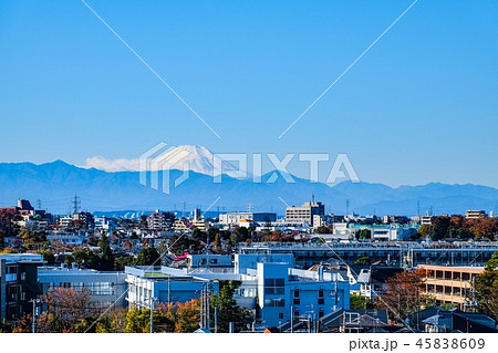 杉並区・阿佐ヶ谷から望む富士山 杉並区・阿佐ヶ谷から望む富士山 45838609