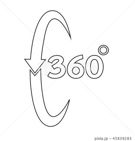 360 Degree icon 45839283