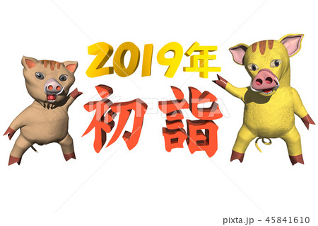 初詣(広告,POP,チラシ素材) 初詣(広告,POP,チラシ素材) 45841610