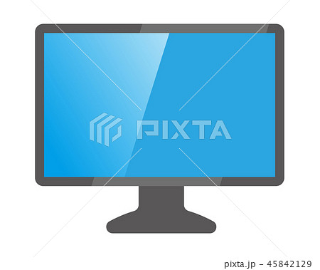 パソコン 画面のイラスト素材