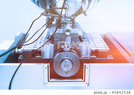 plant picture, manufacture, steel chrome machines, electronics 45842538