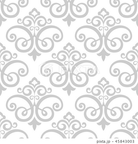 Floral pattern. Vintage wallpaper in the Baroque  45843003