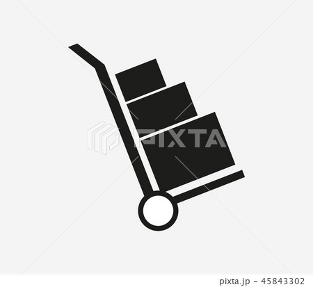 cargo cart icon 45843302