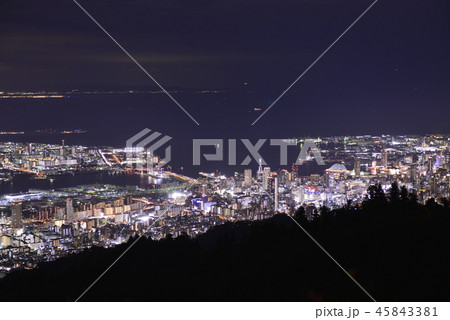 摩耶山掬星台から見た神戸の夜景 45843381