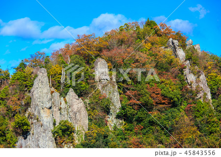 立羽田の景の紅葉　【大分県中津市裏耶馬渓】 45843556