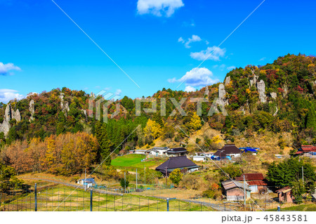 立羽田の景の紅葉　【大分県中津市裏耶馬渓】 45843581