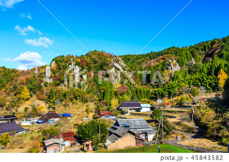 立羽田の景の紅葉　【大分県中津市裏耶馬渓】 45843582